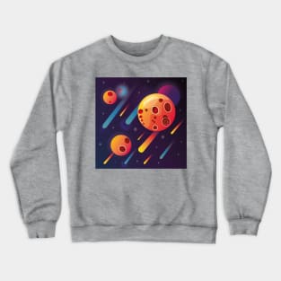 Space and Planets Crewneck Sweatshirt